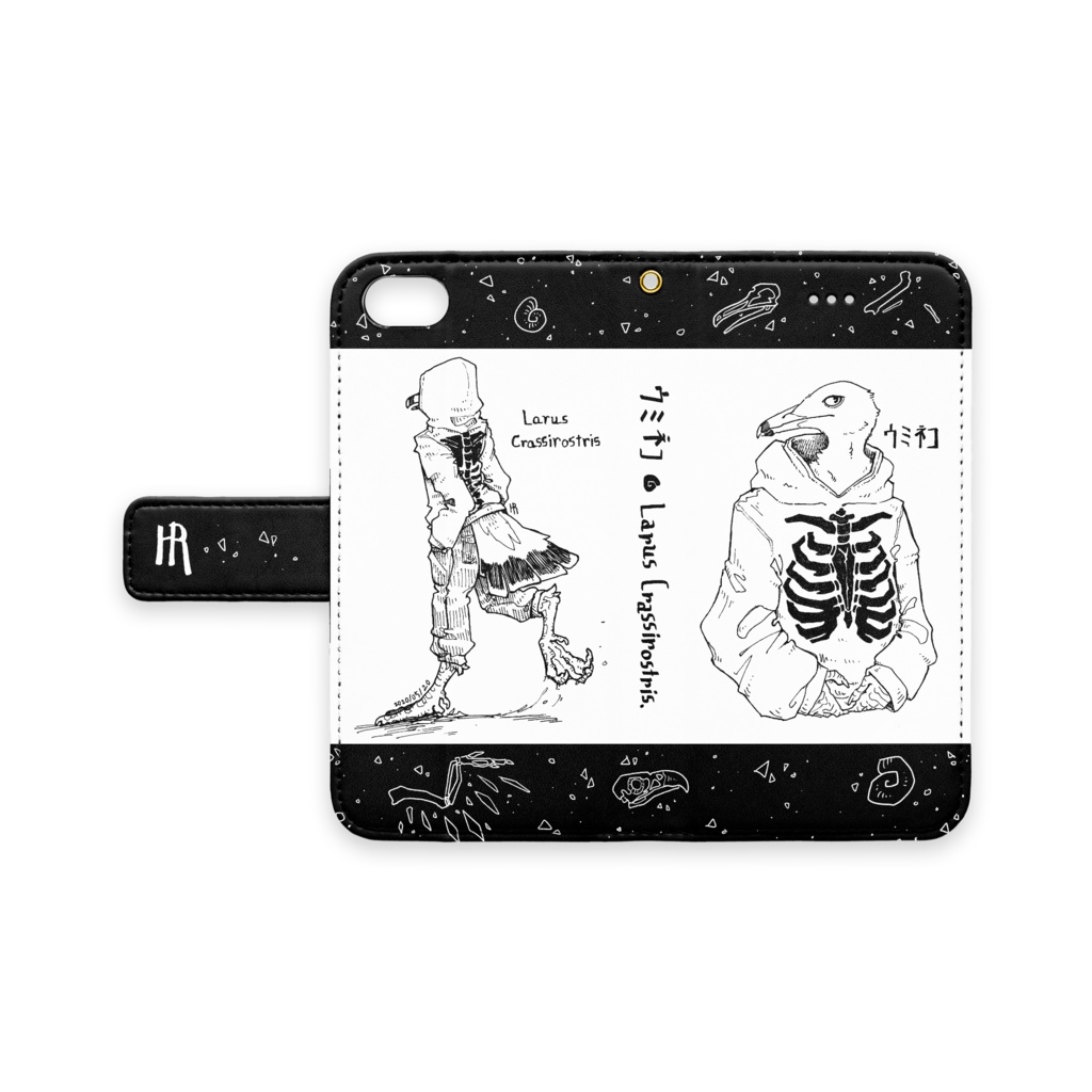 ウミネコ骨パーカー - iphone7/8カバー