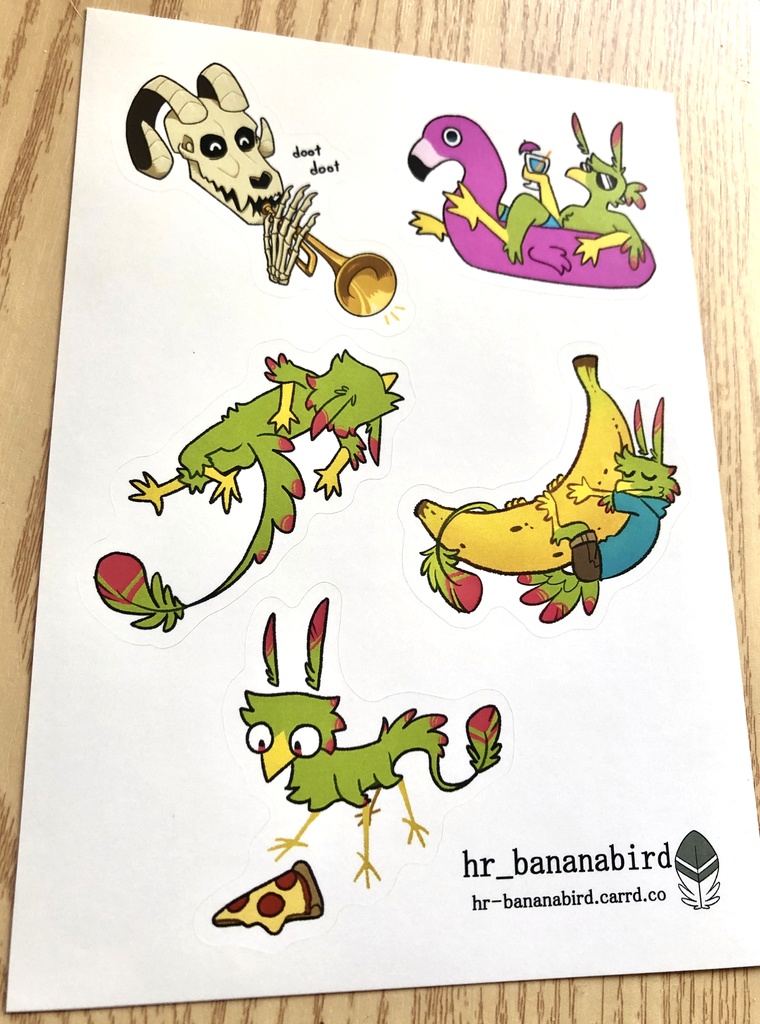 創作ネタ系シールシート / OC Meme Sticker Sheet