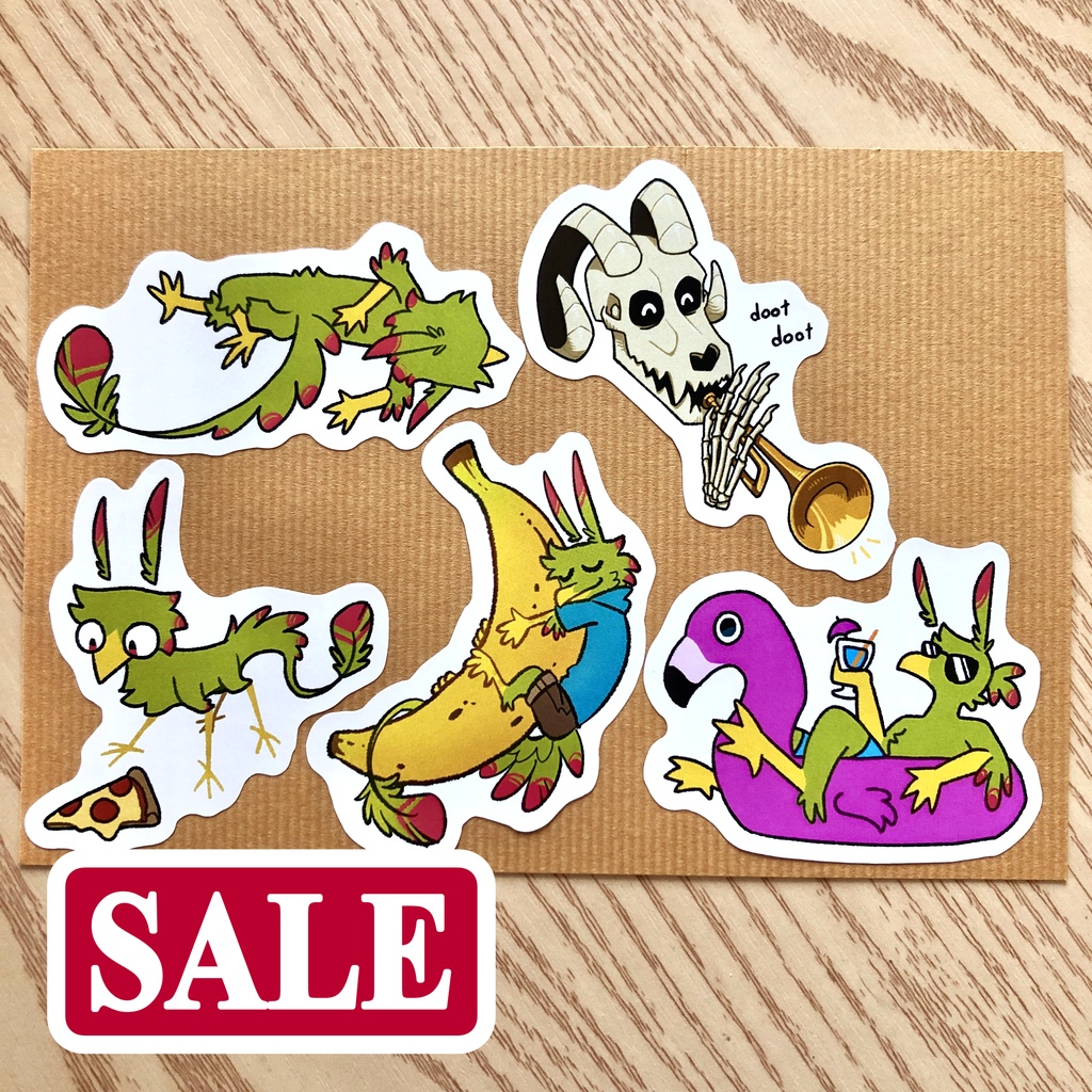 創作ネタ系シールシート / OC Meme Sticker Sheet