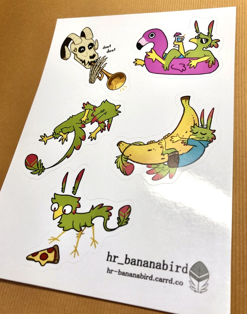 創作ネタ系シールシート / OC Meme Sticker Sheet