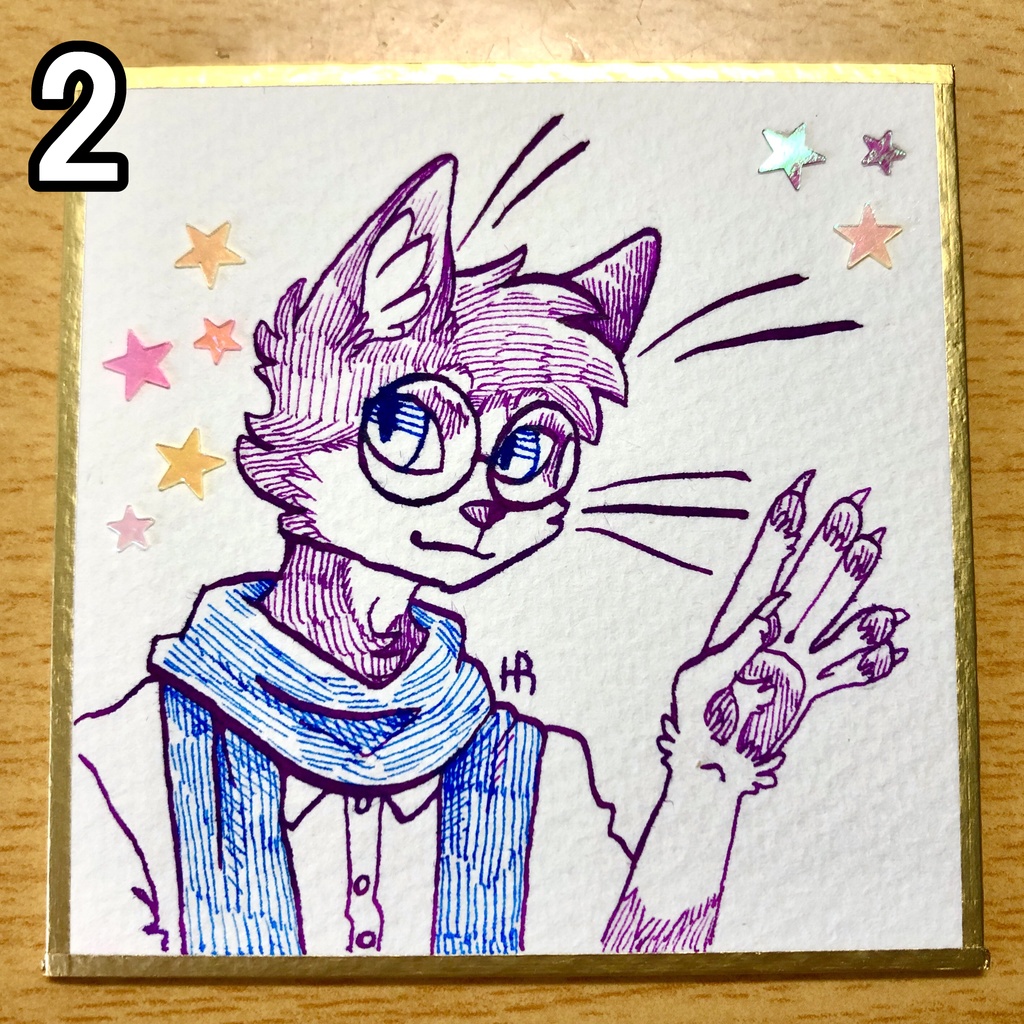 ミニ色紙 / Mini Drawings