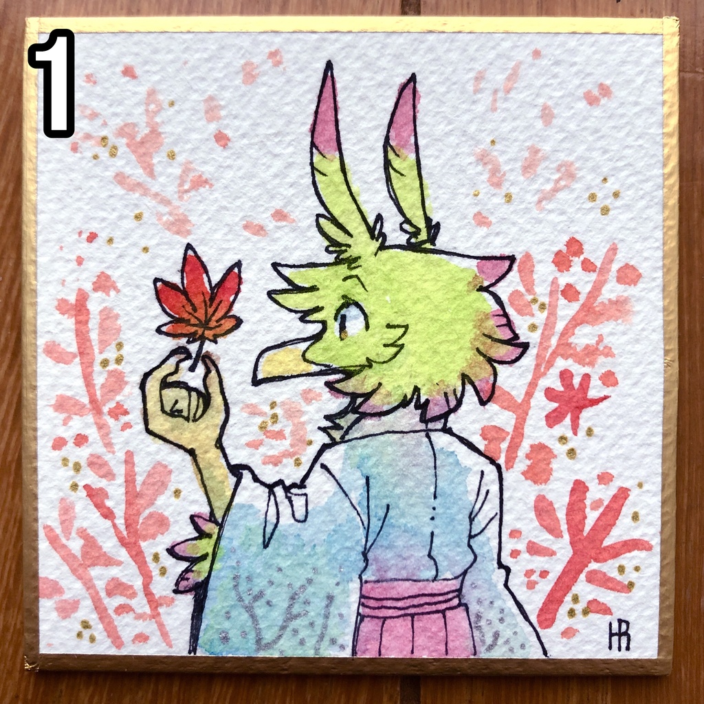 ミニ色紙 / Mini Drawings