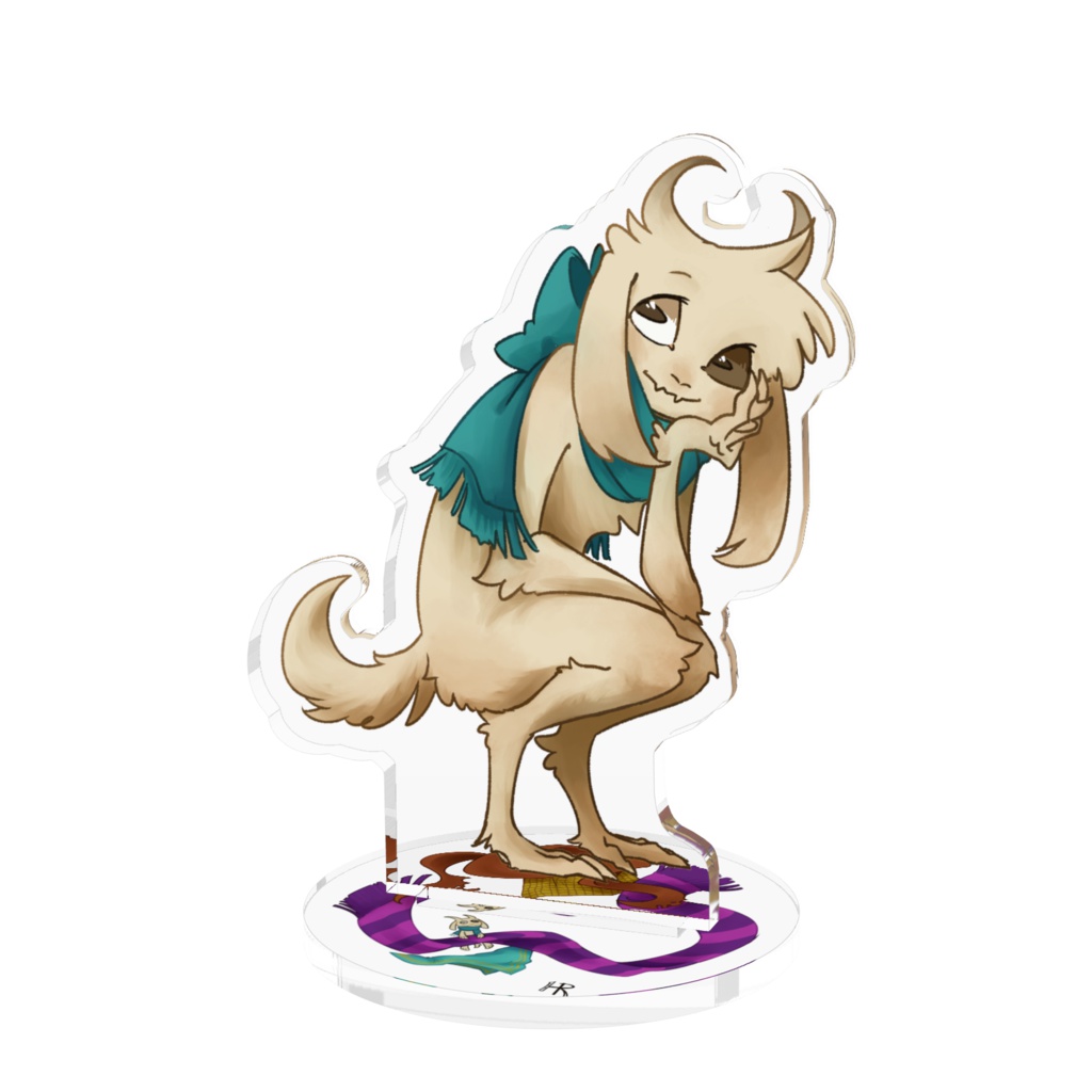 しゃがむスキップ君