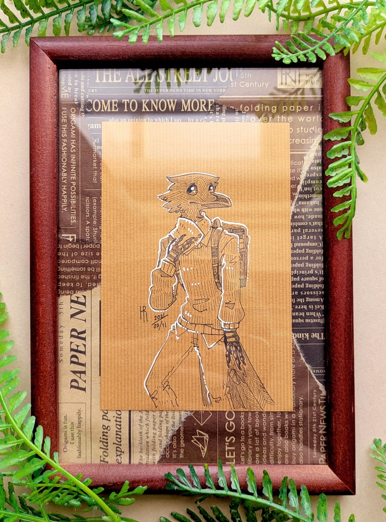 『マフラーのカラス』 / 『Crow in a Scarf』