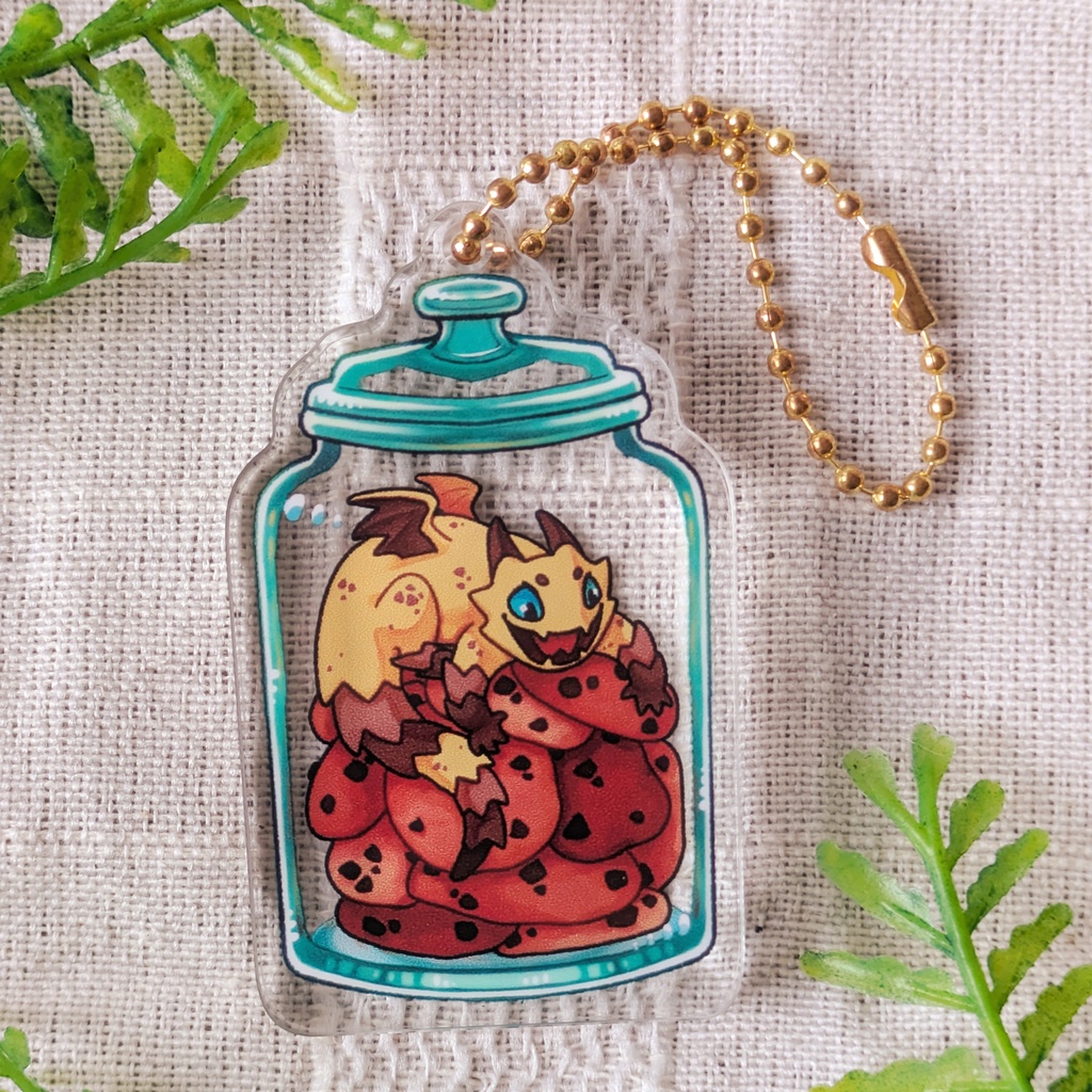 瓶詰めドラゴンアクキー / Bottled Dragon Charms