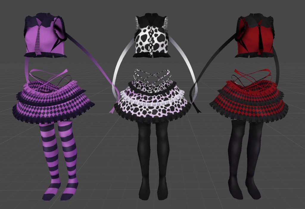 「トゥエルちゃん」用 キラッ☆ アイドル衣装セット