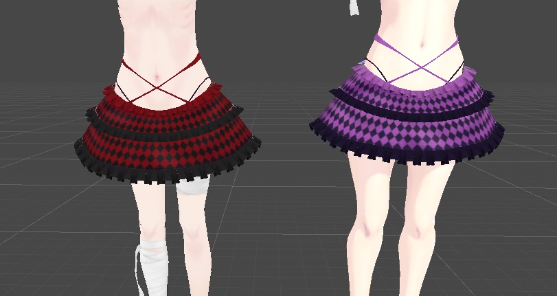 「幽狐さん&トゥエルちゃん」用 フリルミニスカート