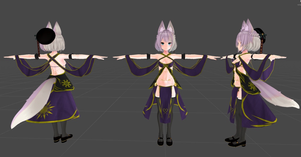 「京狐さん」用衣装 おどり小悪魔