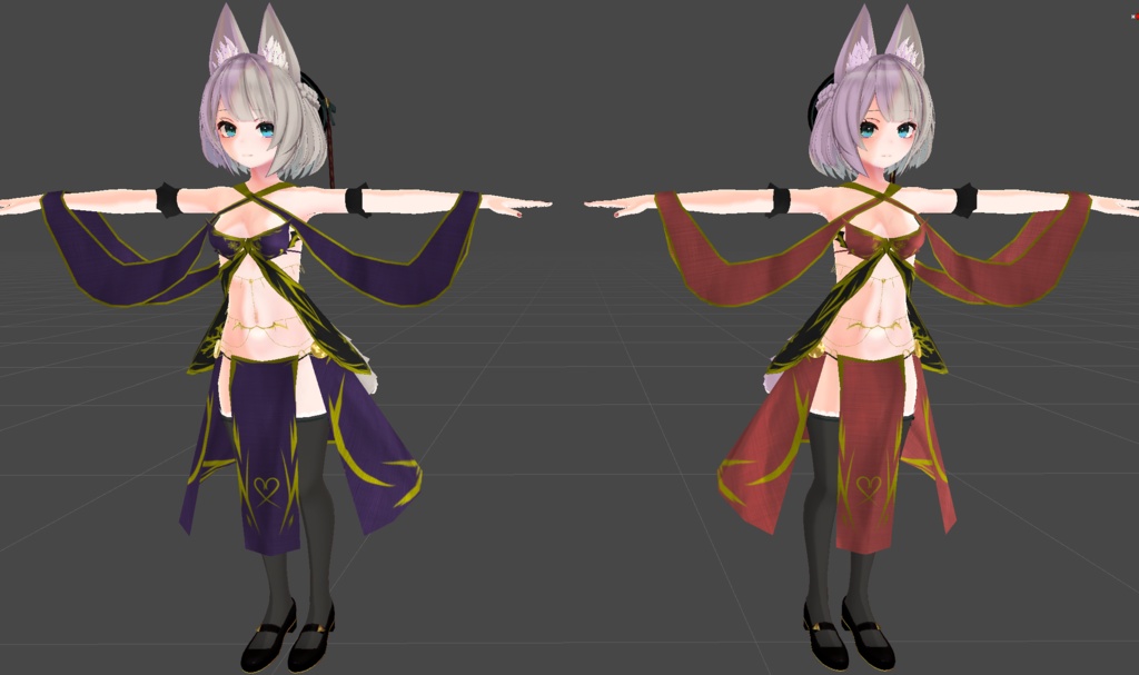 「京狐さん」用衣装 おどり小悪魔