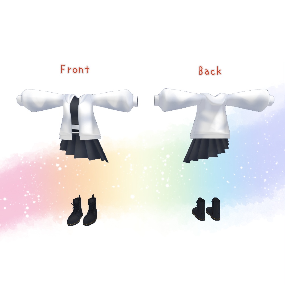 【ミーシェちゃん用】ストリートアシメセット【ColofulMagic】