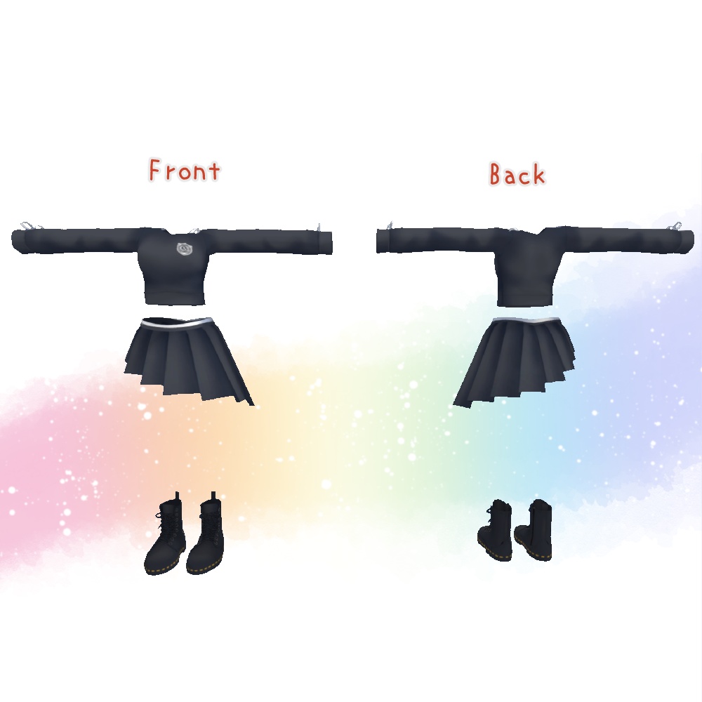 【ミーシェちゃん用】ストリートアシメセット【ColofulMagic】