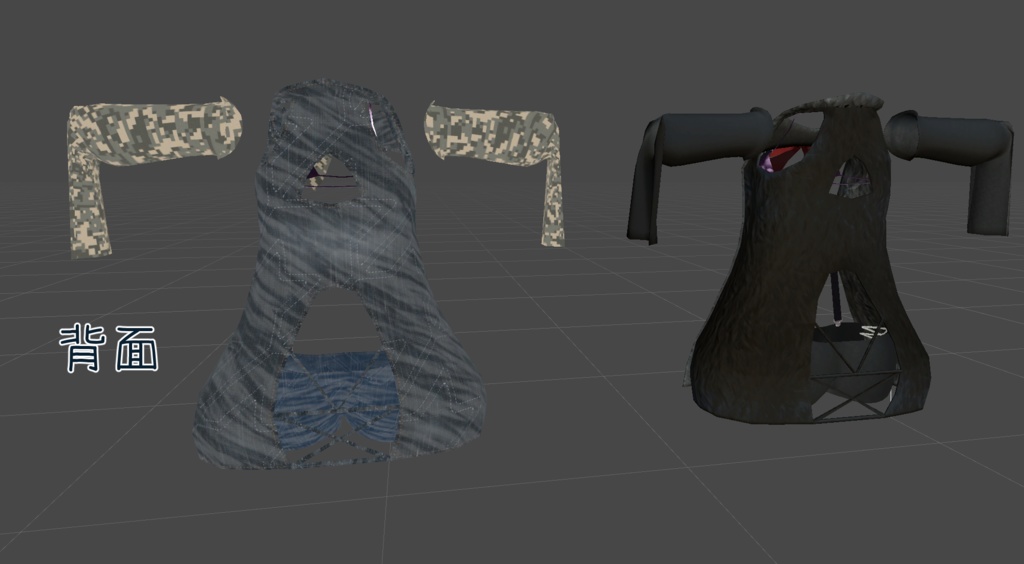 「幽狐さん」用 フロントレスパーカーセット