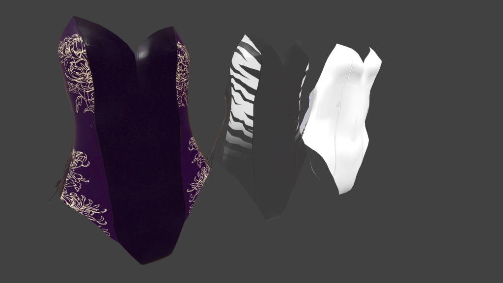 5アバター対応バニー衣装 「鏡花水月」