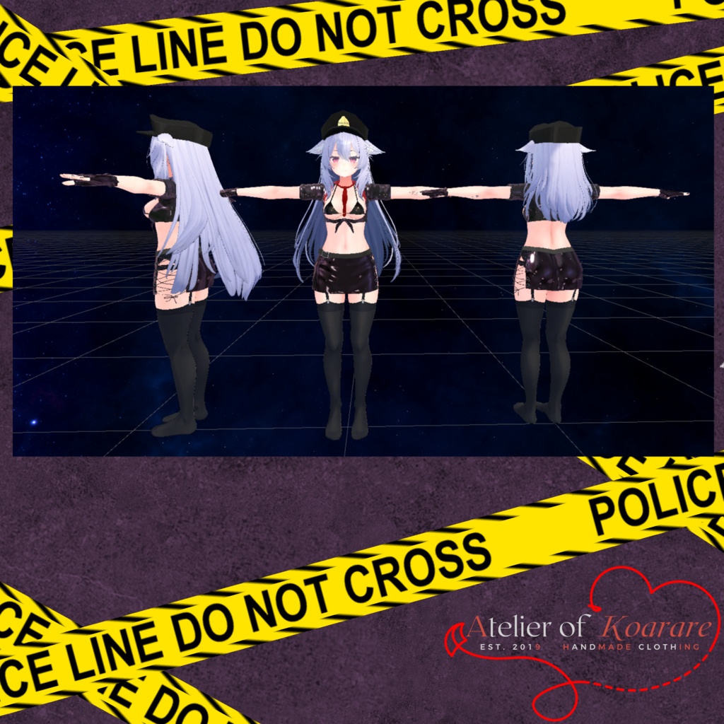 桔梗ちゃん用衣装 「ブラックポリス」