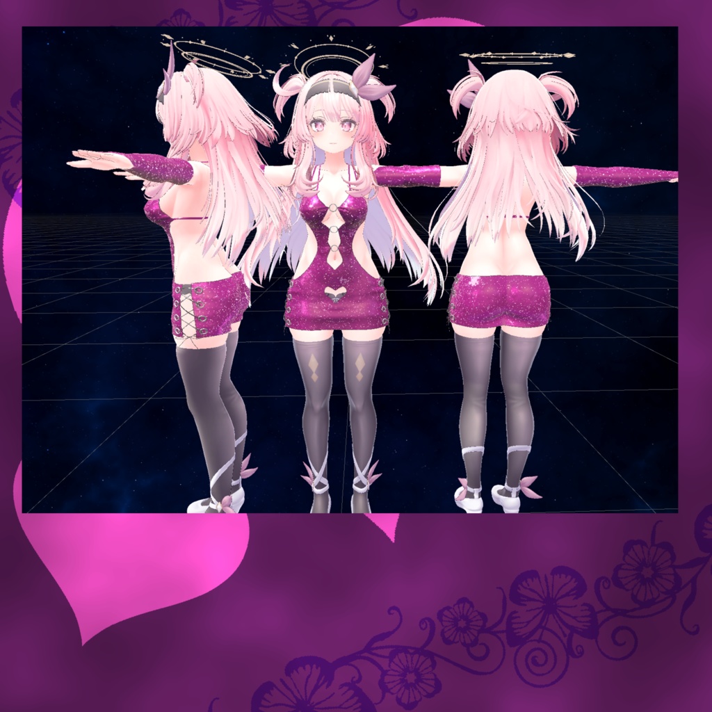 セレスティアちゃん用衣装 「ギラギラボディコン」