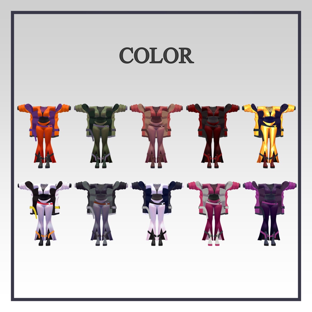 4アバター対応「秋のスーツスタイルハイレグ」