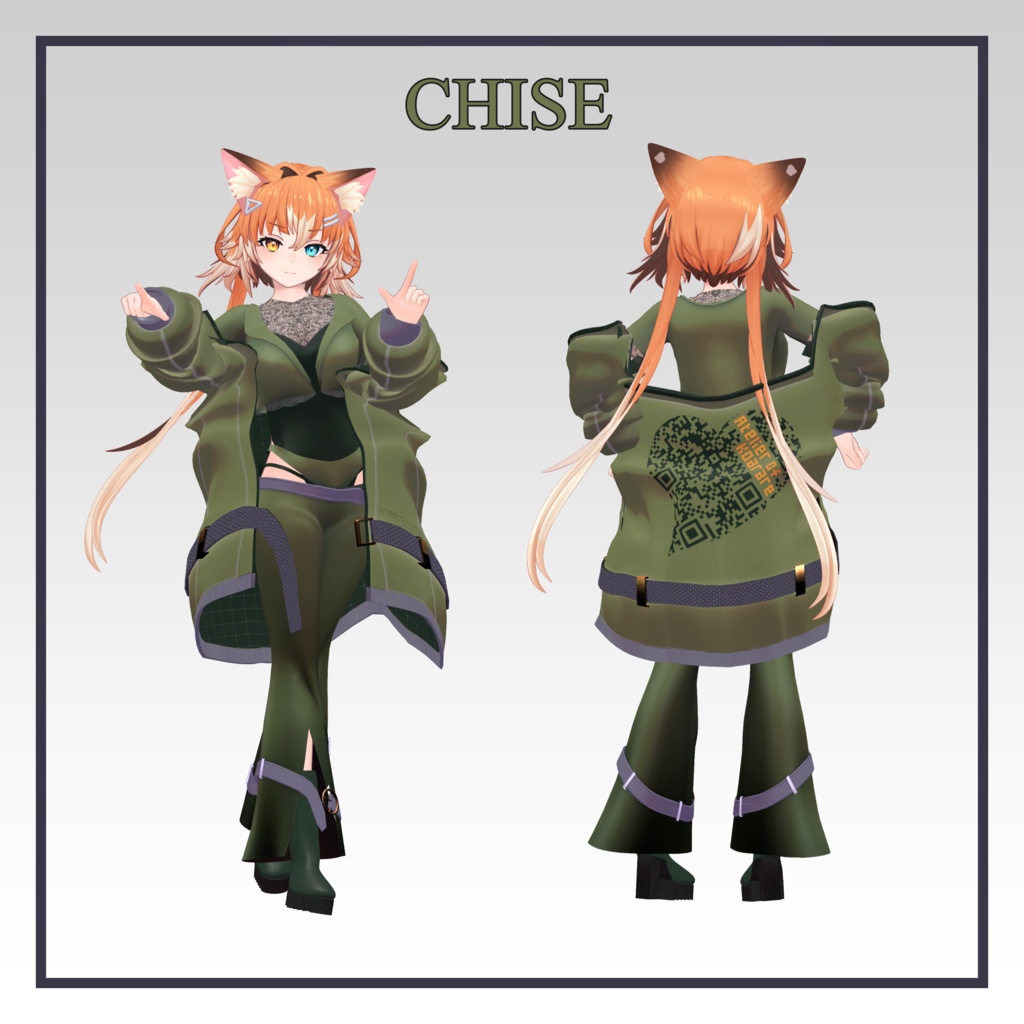 4アバター対応「秋のスーツスタイルハイレグ」