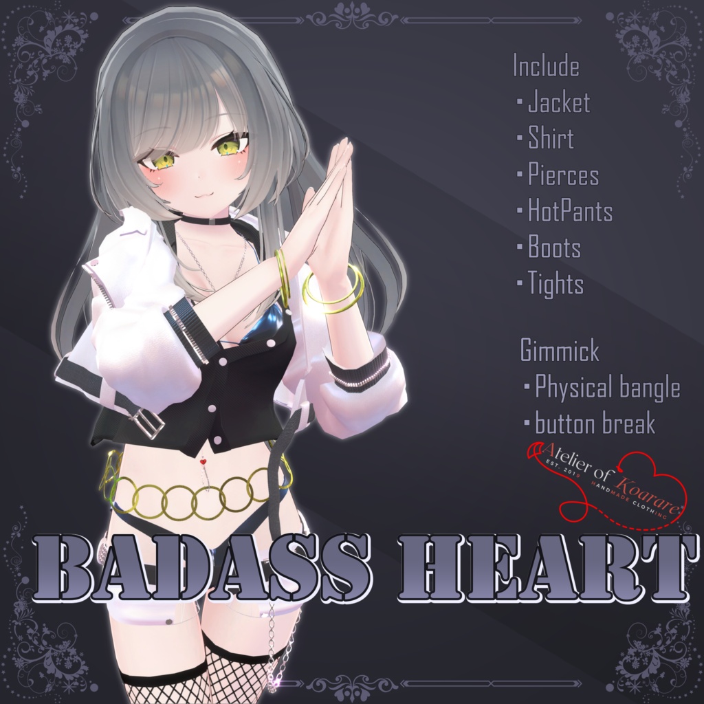 5アバター対応「BadassHeart」