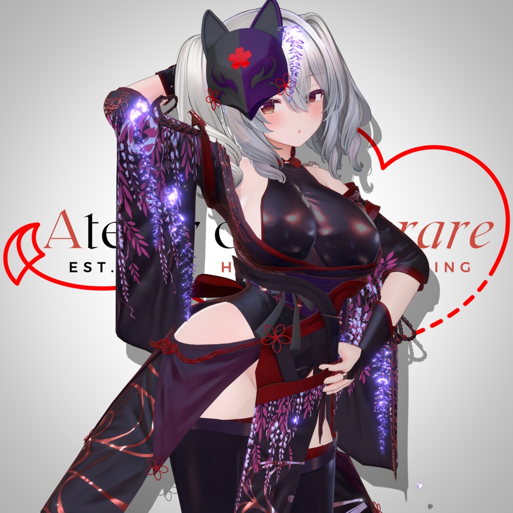 12アバター対応衣装「落花狼藉【絶】」