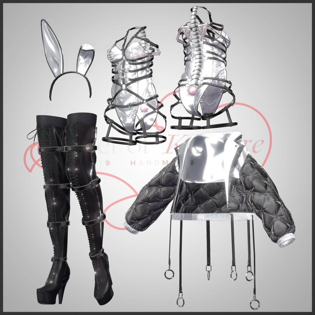 10アバター対応「スケルトンバニー」