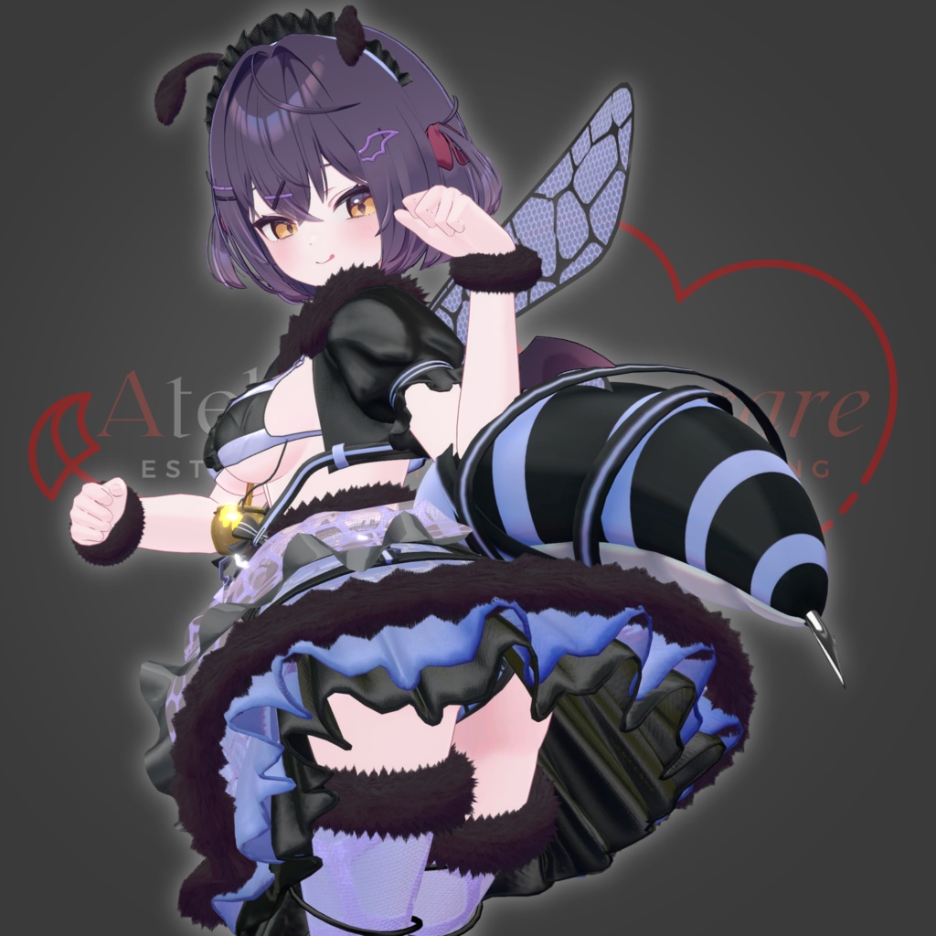 10アバター対応「めいどばち」