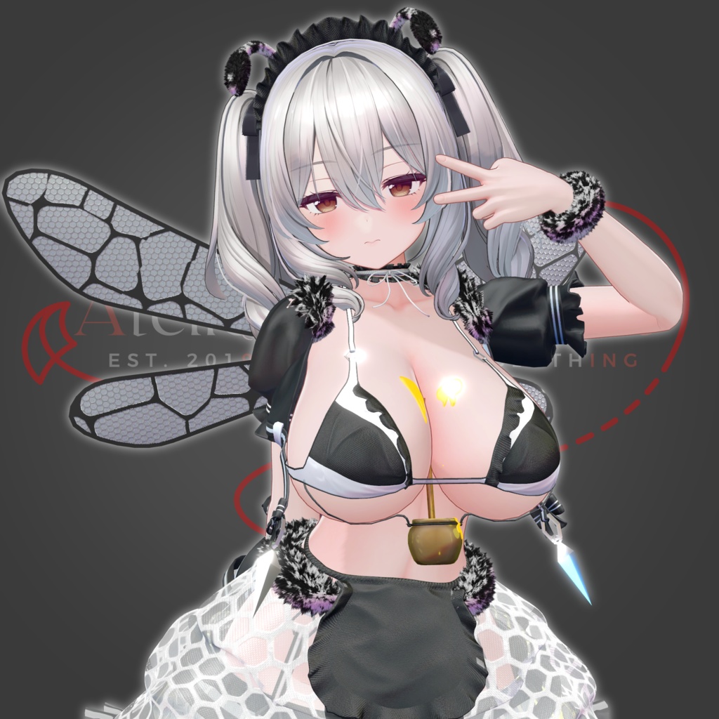 10アバター対応「めいどばち」