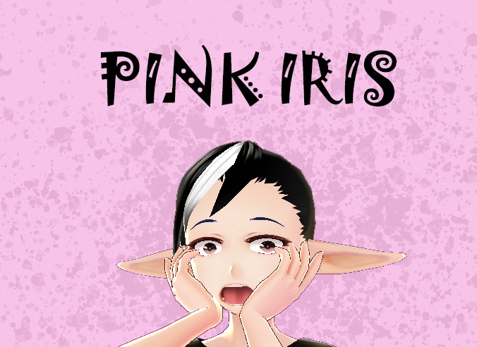 vroid pink iris free