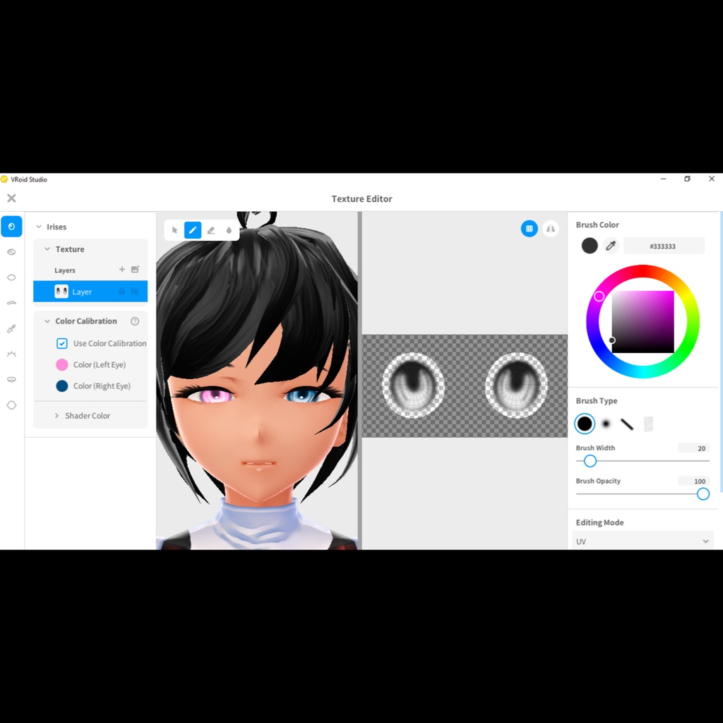 VRoid Eye/İris Free Texture