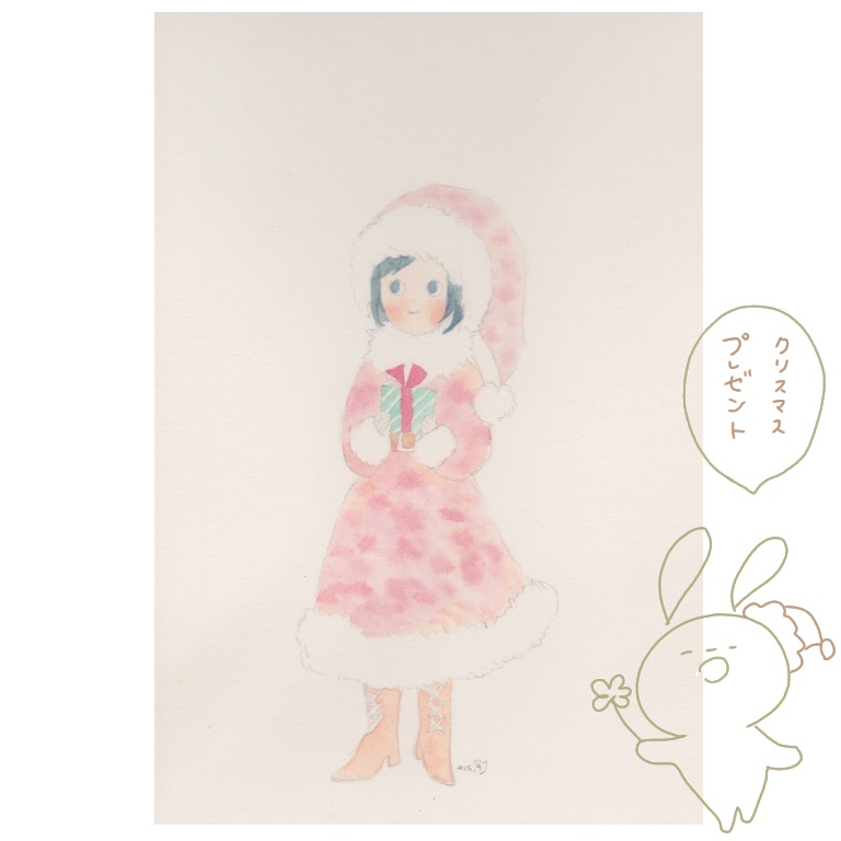 原画水彩ポストカード(プレゼントシリーズ)