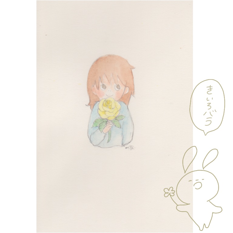 原画水彩ポストカード(プレゼントシリーズ)