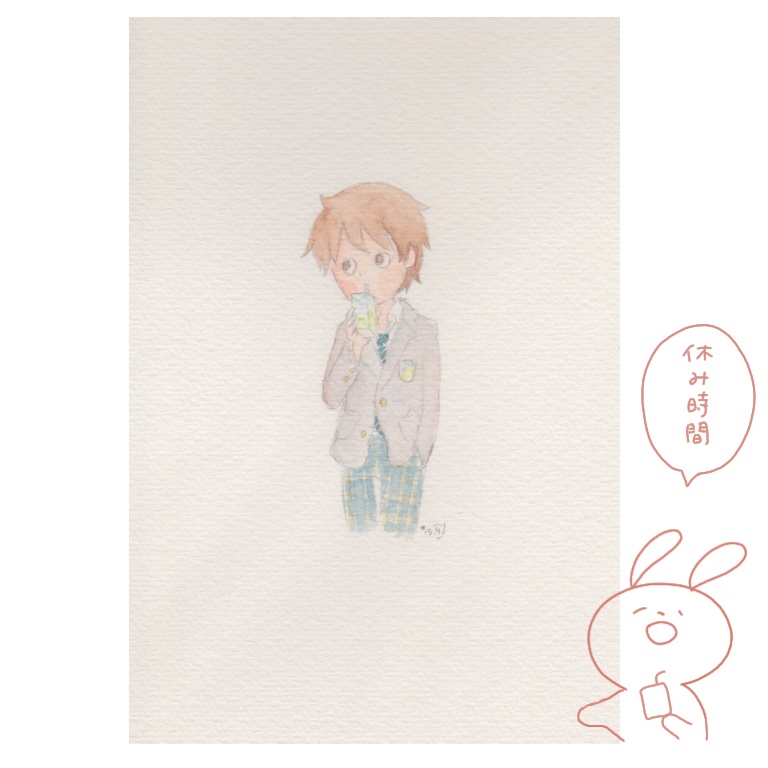 原画イラストポストカード(食べ物シリーズ)