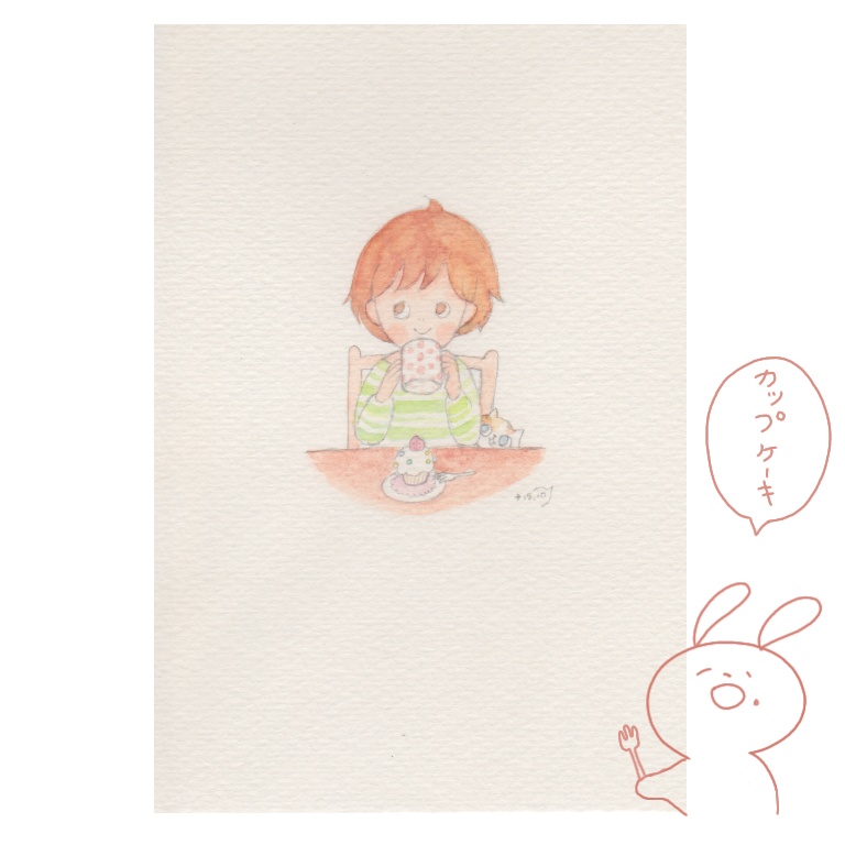 原画イラストポストカード(食べ物シリーズ)