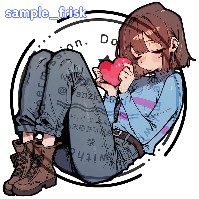 UNDERTALE & DELTARUNE アクリルキーホルダー