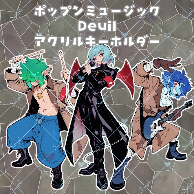pop'n music Deuil アクリルキーホルダー