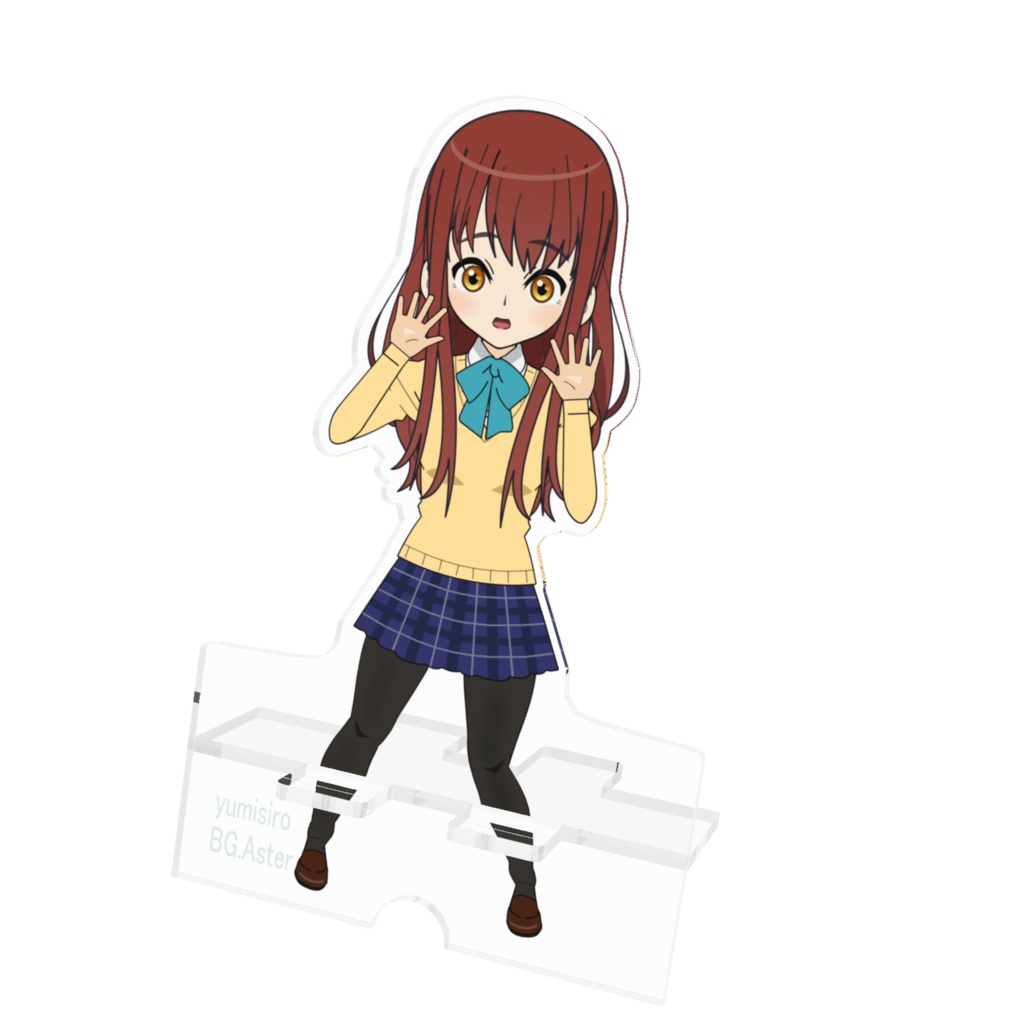 オリ娘 A01ミニ絵 アクリルスマホスタンド(100mm×160mm)