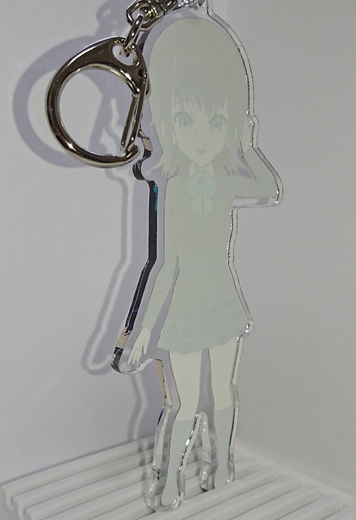 オリ娘 D02(メガネなし) ミニ絵 アクリルキーホルダー