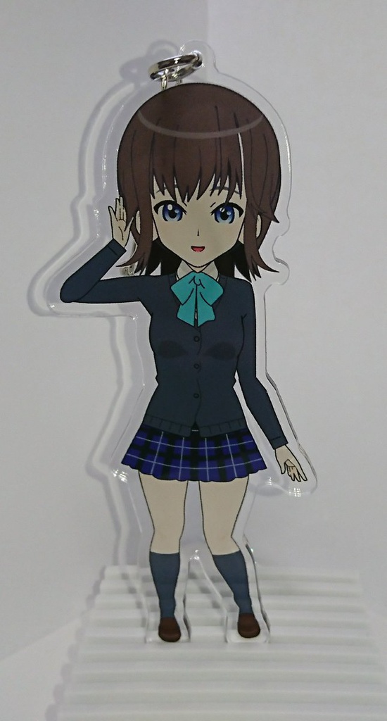 オリ娘 D02(メガネなし) ミニ絵 アクリルキーホルダー