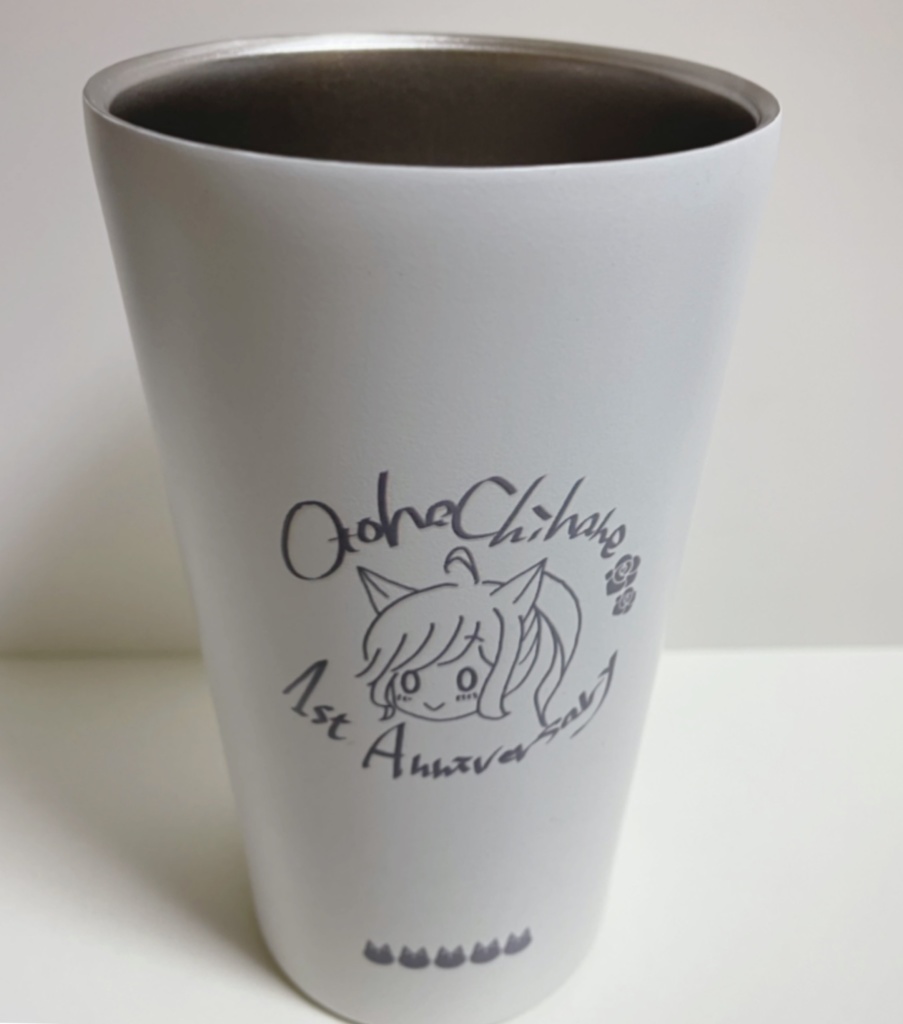 乙葉ちはね一周年記念タンブラー
