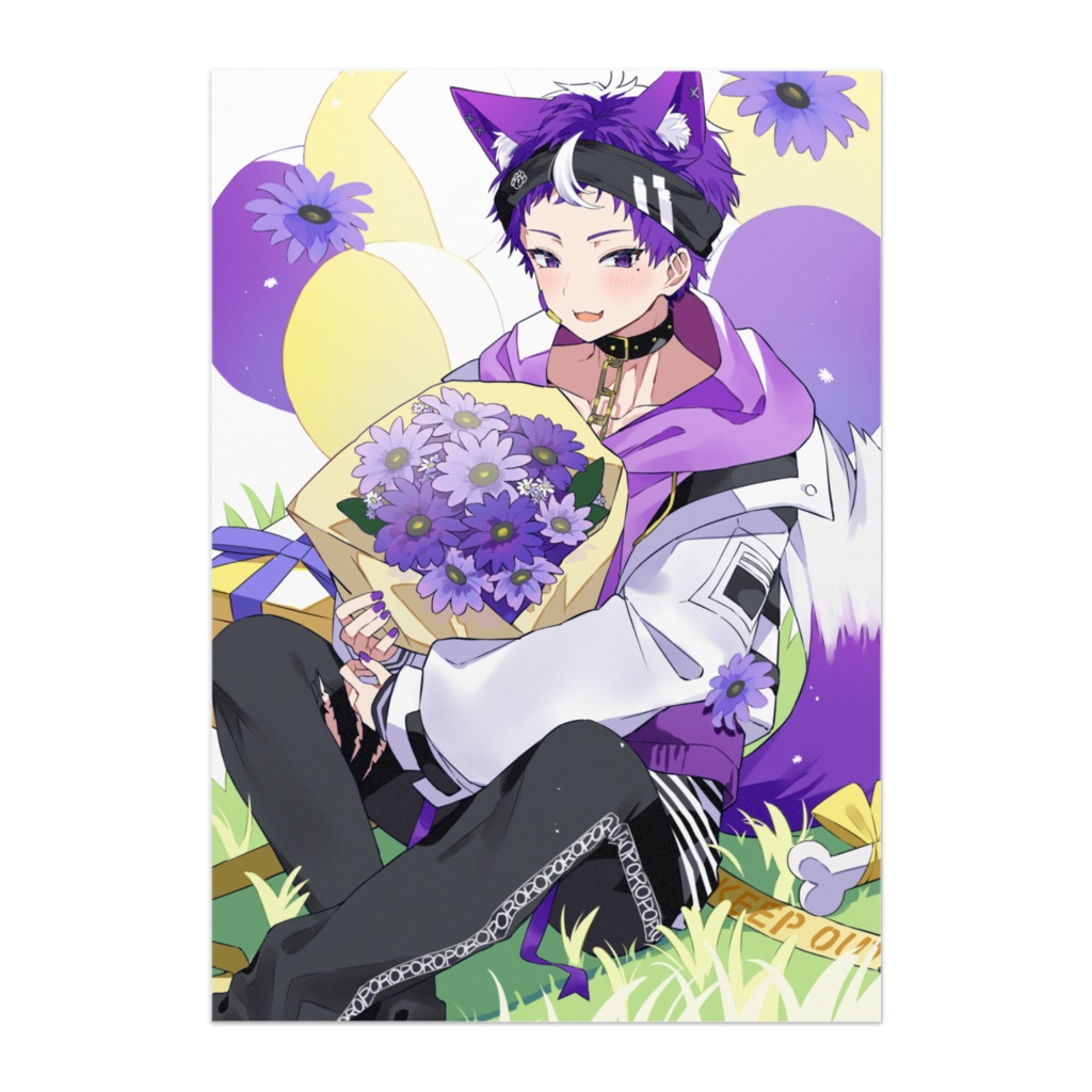 紫わんこ誕生日記念グッズ【ポスター】