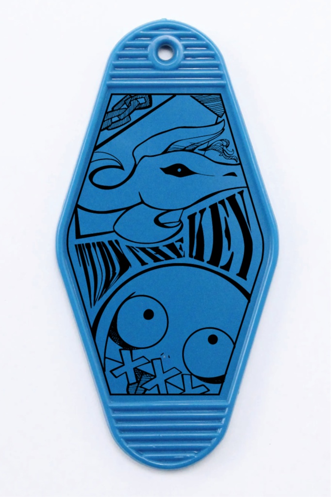 パラケルスモーテル型キーホルダー (ブルー)