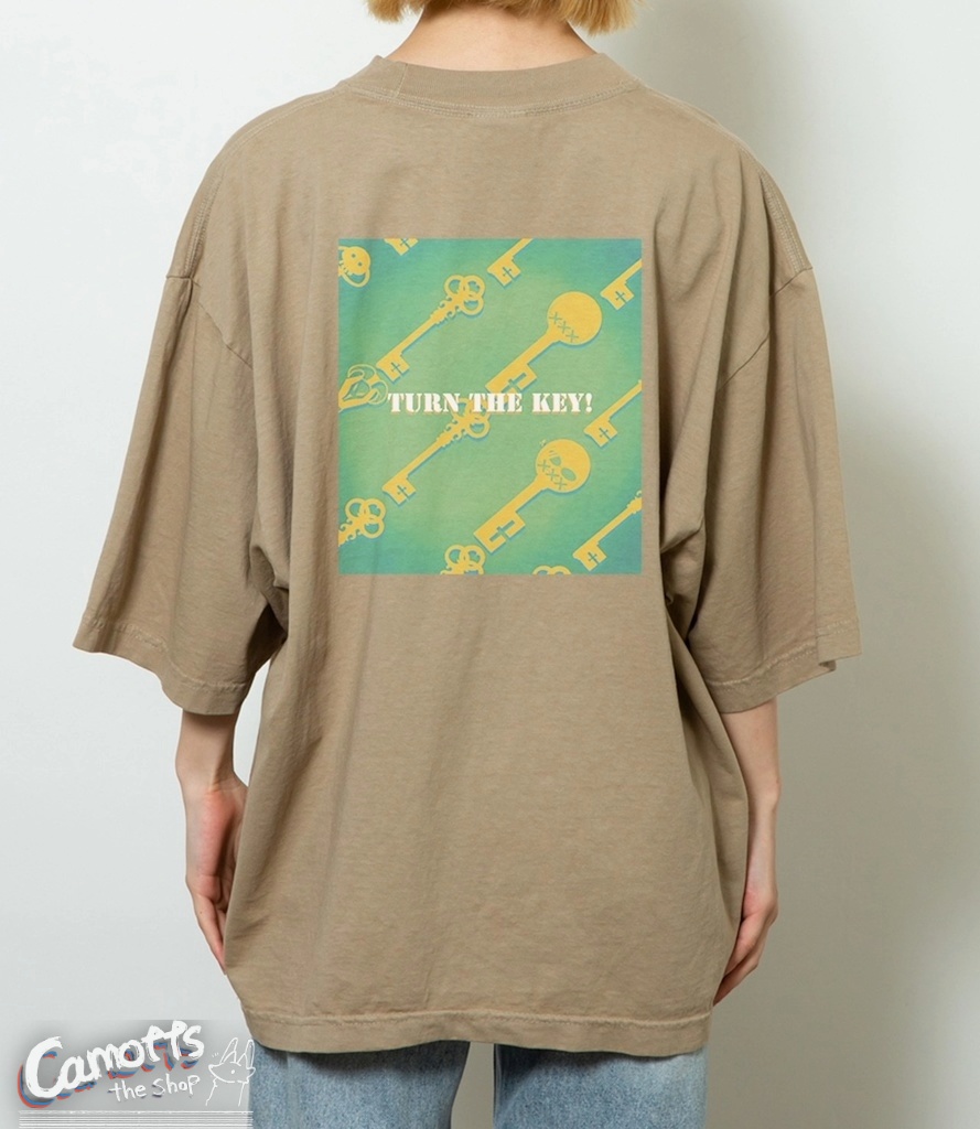 A.B.A鍵まみれTシャツ ラテ色