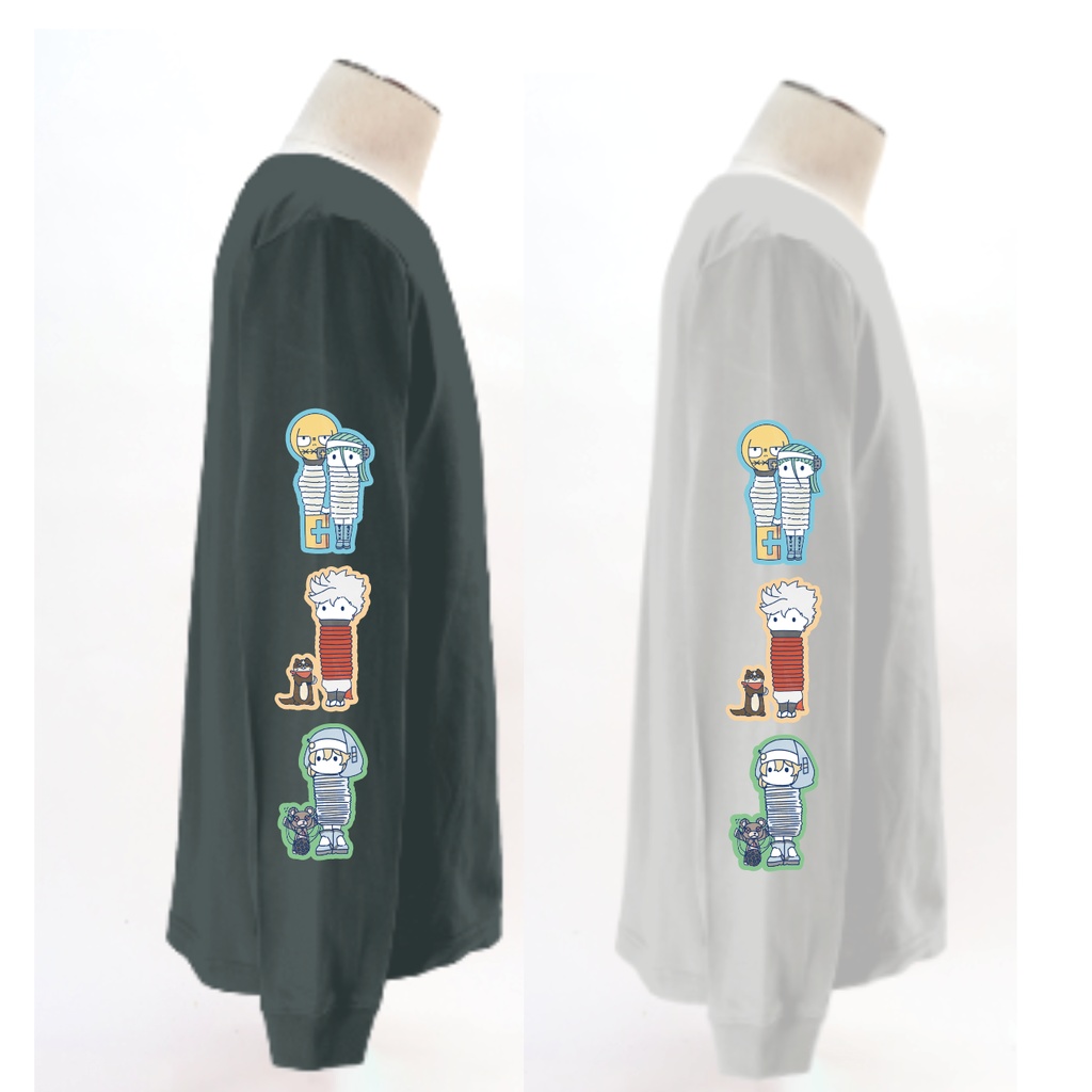 からまりました。大集合ロンt(グレー)