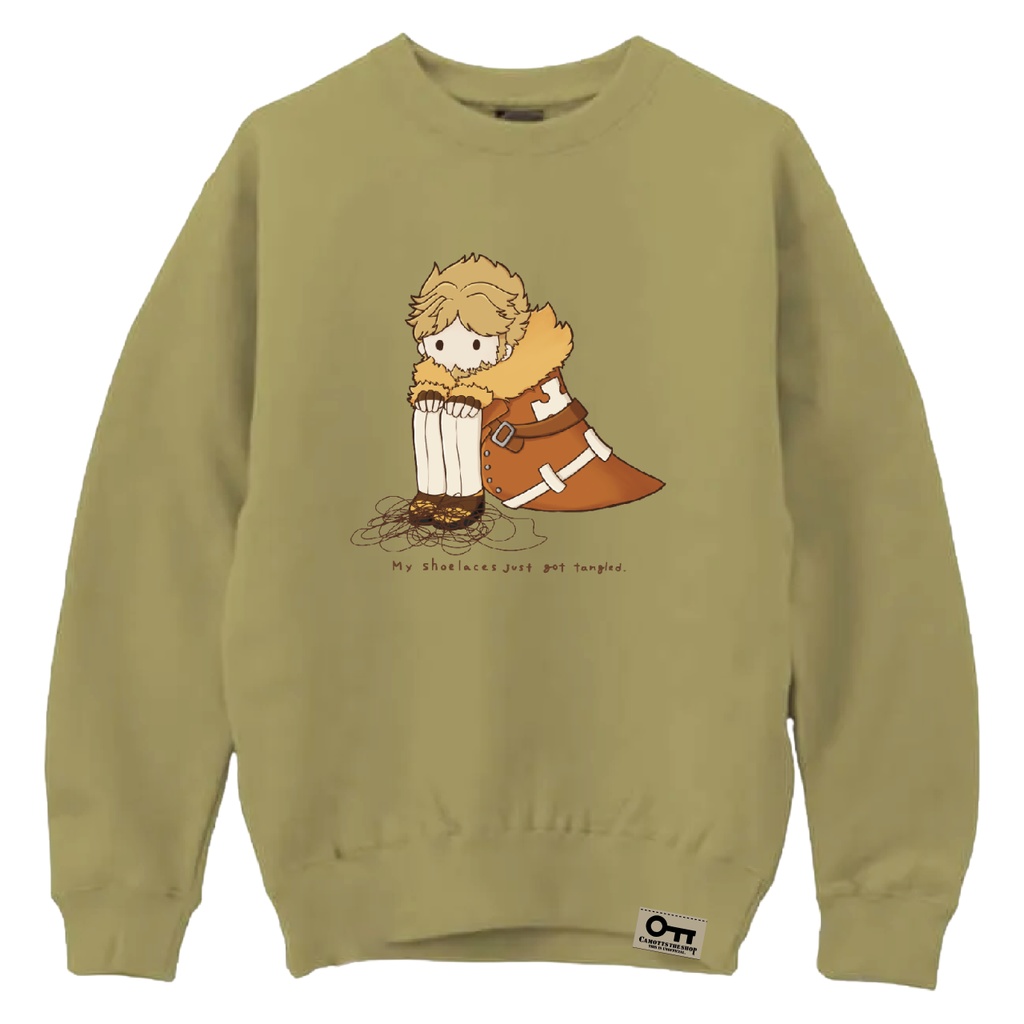 靴紐が絡んだだけだ　レオ　トレーナー