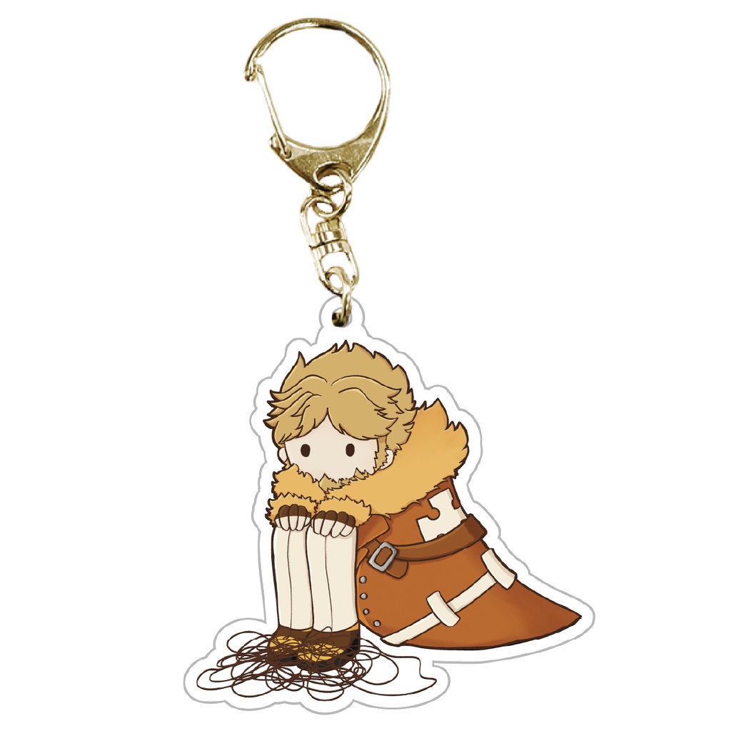 靴紐が絡んだだけだ　レオアクリルキーホルダー