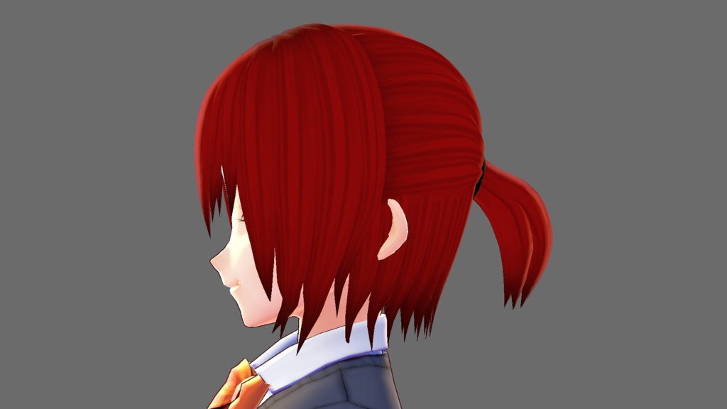 【Vroid】ハーフアップショート【ヘアプリセット】