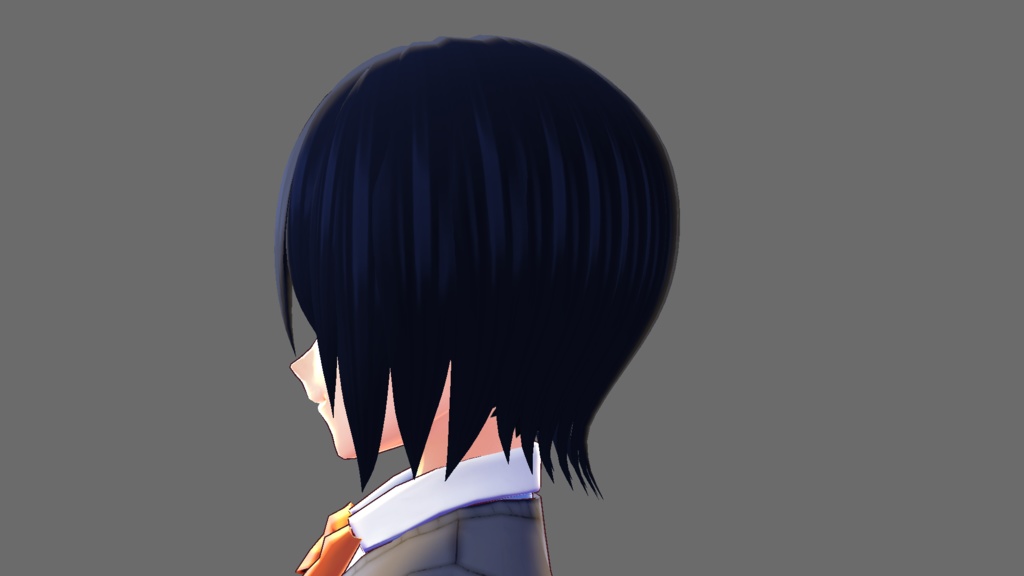 【Vroid】M字バングショート【ヘアプリセット】