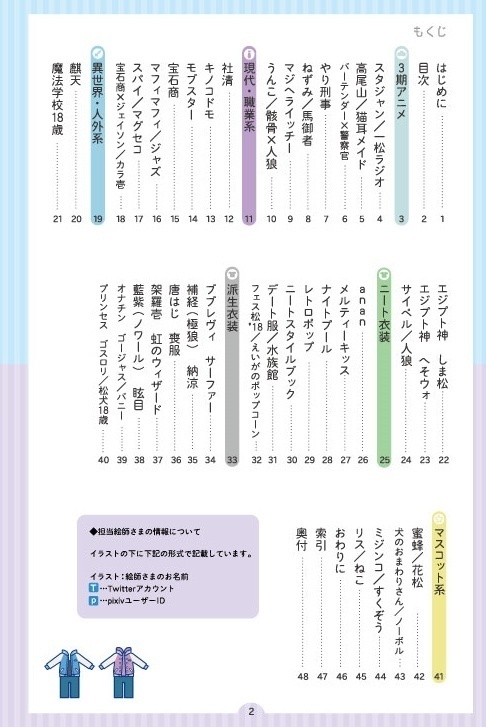 カラ一派生CP図鑑2