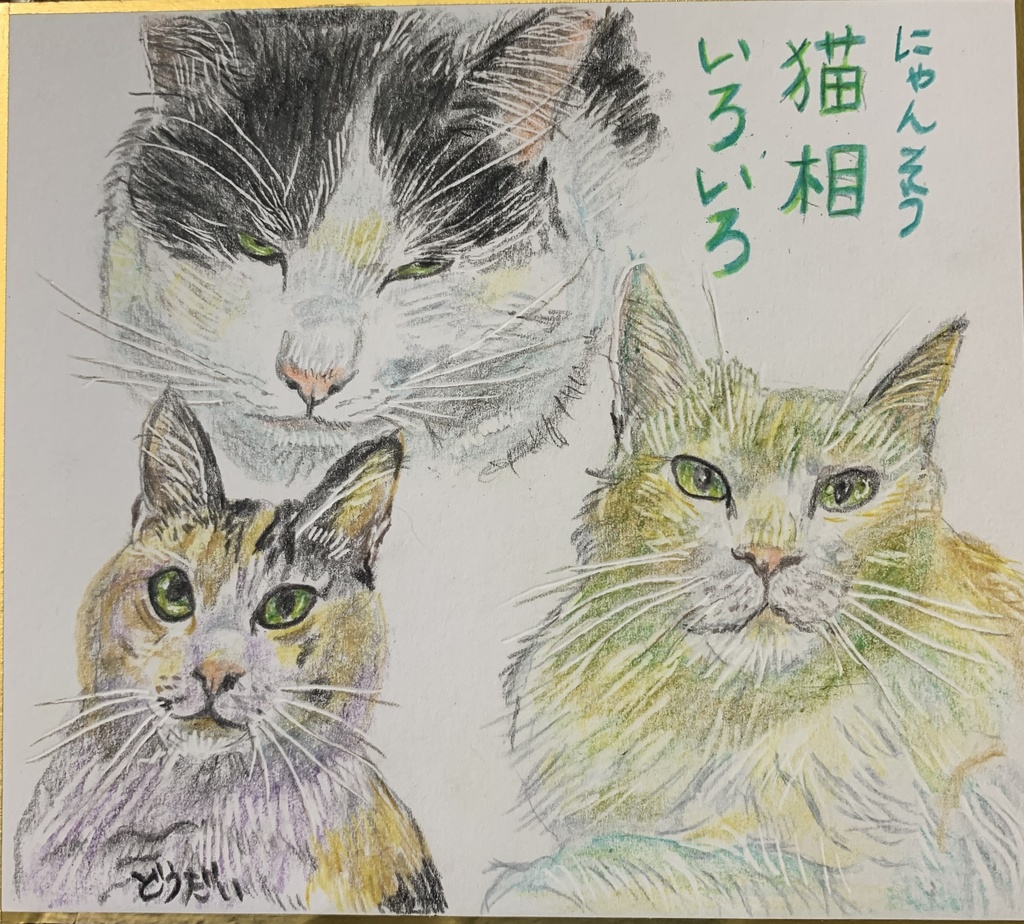 ねこいろいろねこのえ　　1049