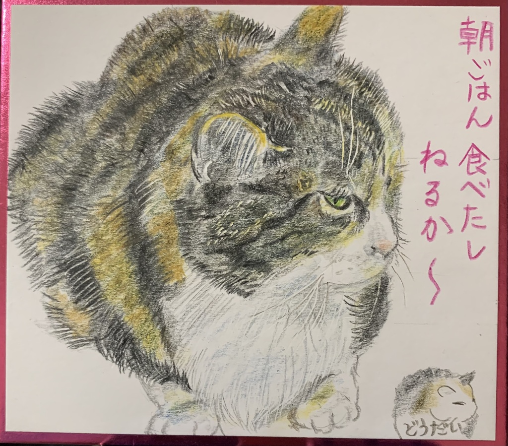 いちにちのはじまりねこのえ　1184