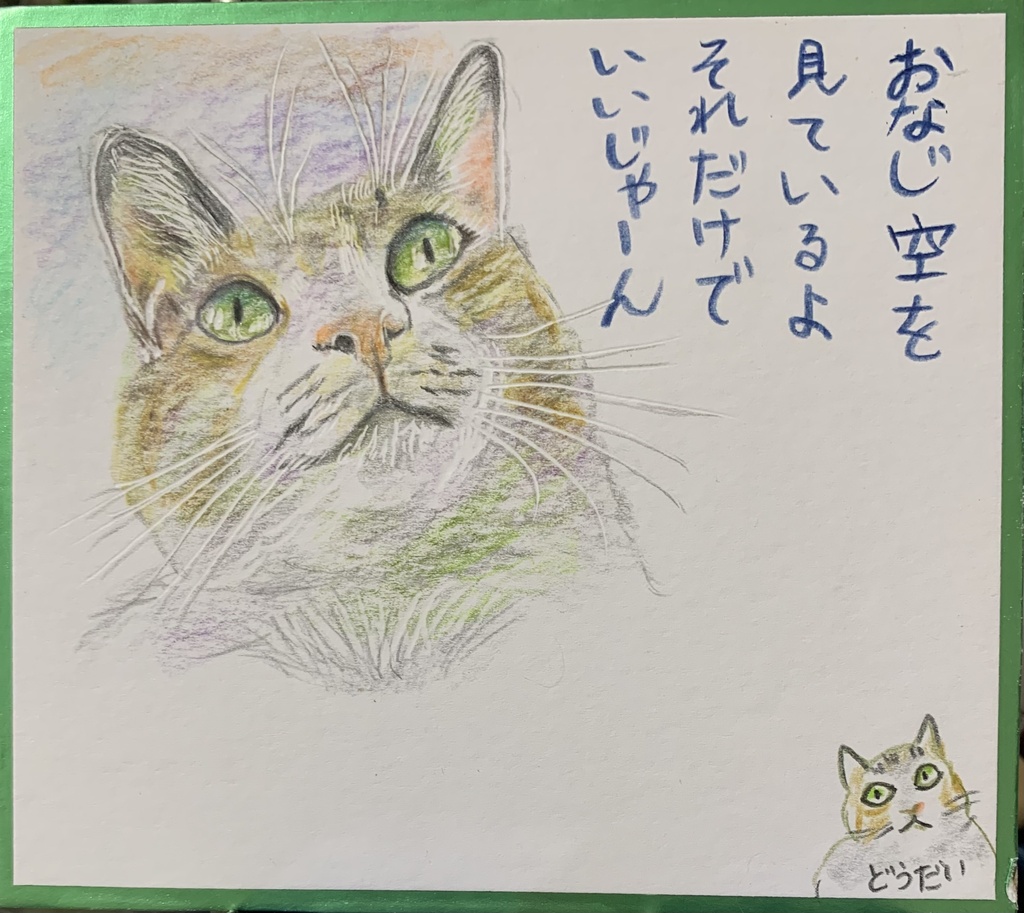 おなしそらのしたのねこのえ　1224